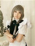 Black silk game beauty [Cosplay] izayoi Sakuya Japanese super seductive beauty photo(34)